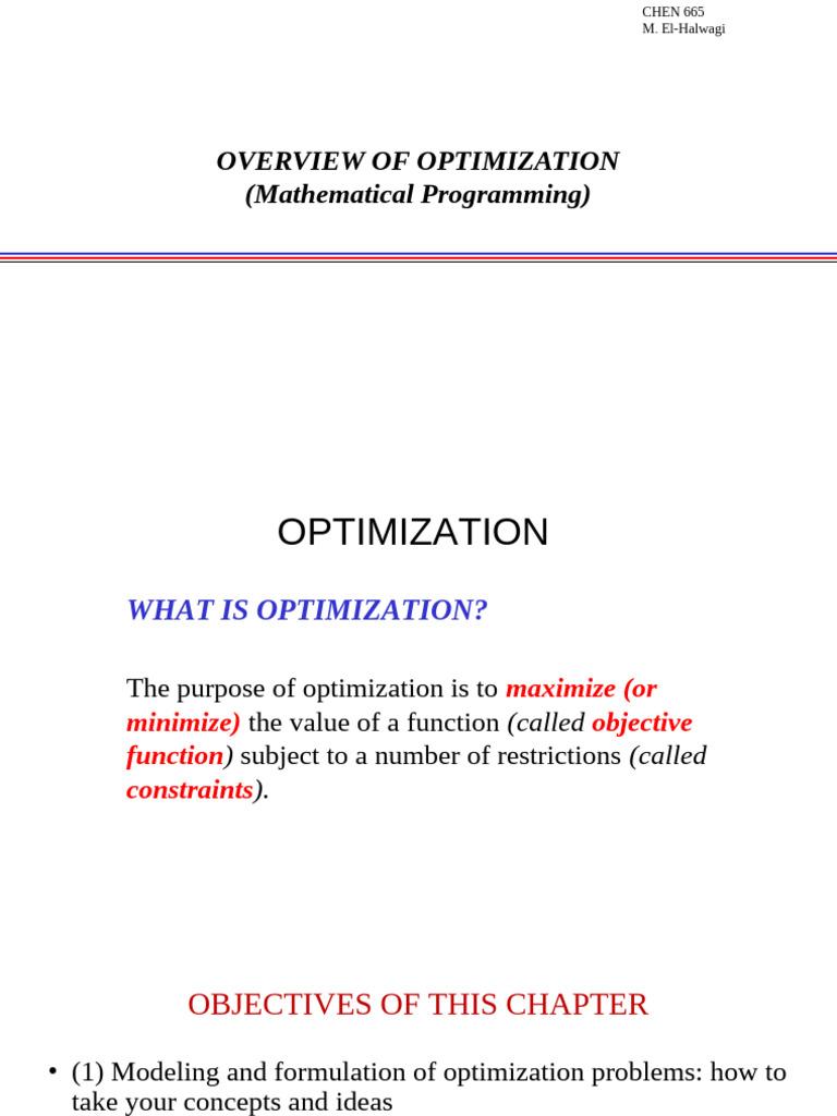 Chapter14 Optimization Present | PDF | Mathematical Optimization ...