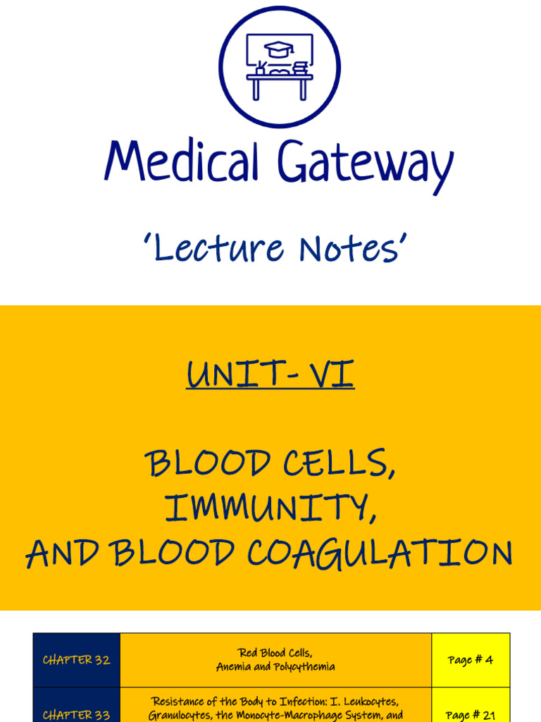 Blood Cells and Hemostasis Overview | PDF | Coagulation | Platelet