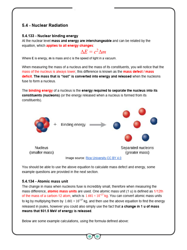 4 Notes Nuclear Radiation | PDF | Radioactive Decay | Nuclear Fusion