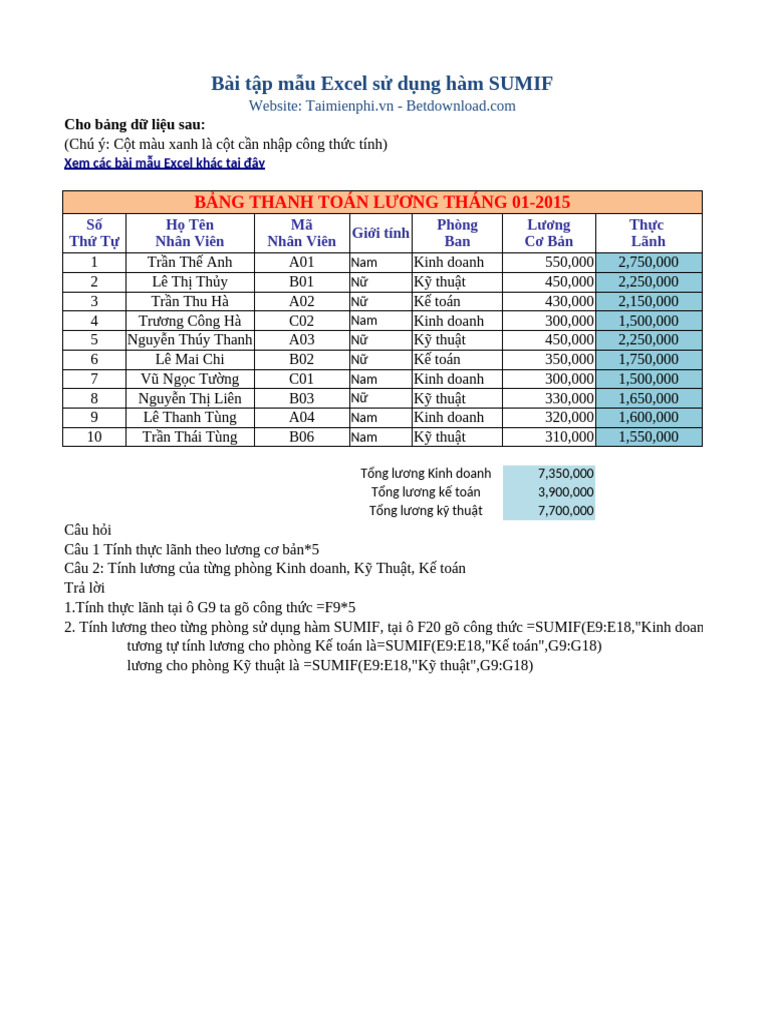Bai mau ham sumif pdf