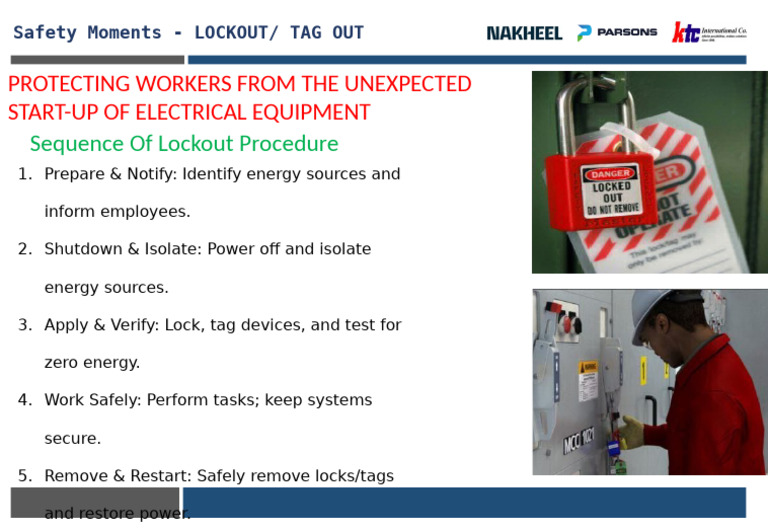 Lockout/Tagout Safety Guide | PDF