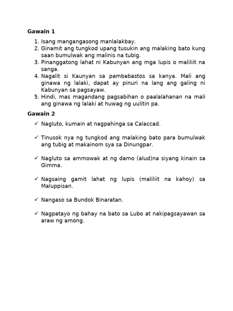 Kabunyan | PDF