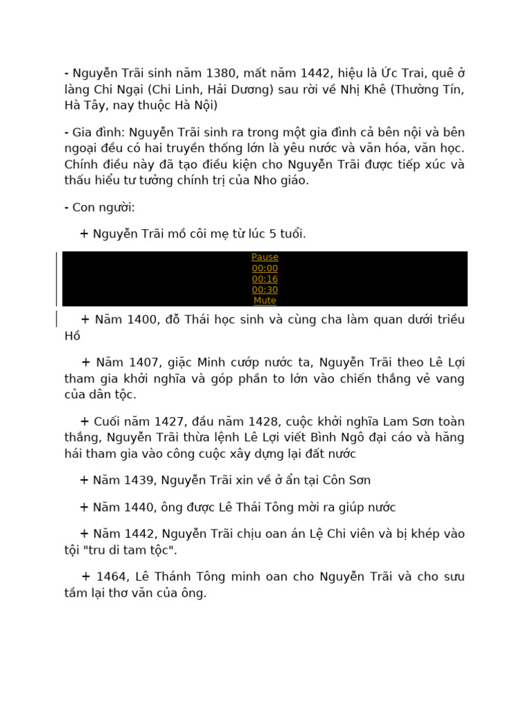 nguyễn trãi | PDF