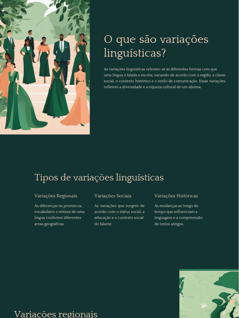 Variações Linguísticas e Seus Tipos | PDF | Linguística | Comunicação ...