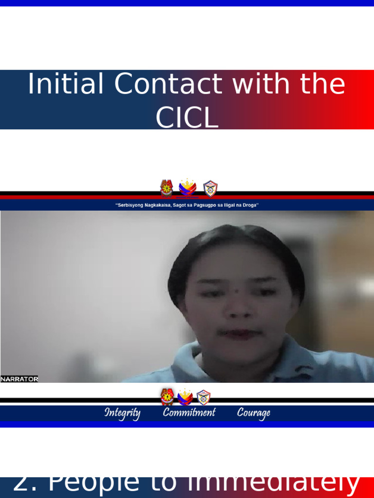 Initial Contact Procedures for CICL | PDF