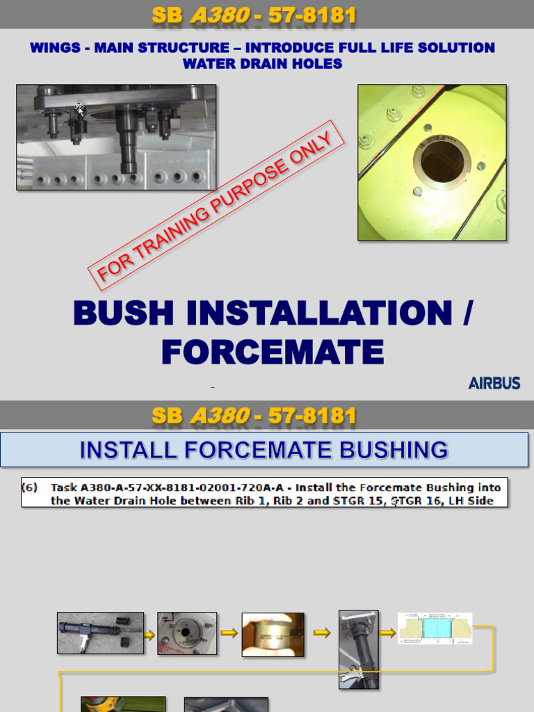 Forcemate Tooling: A380 Drain Modifications | PDF | Screw | Valve