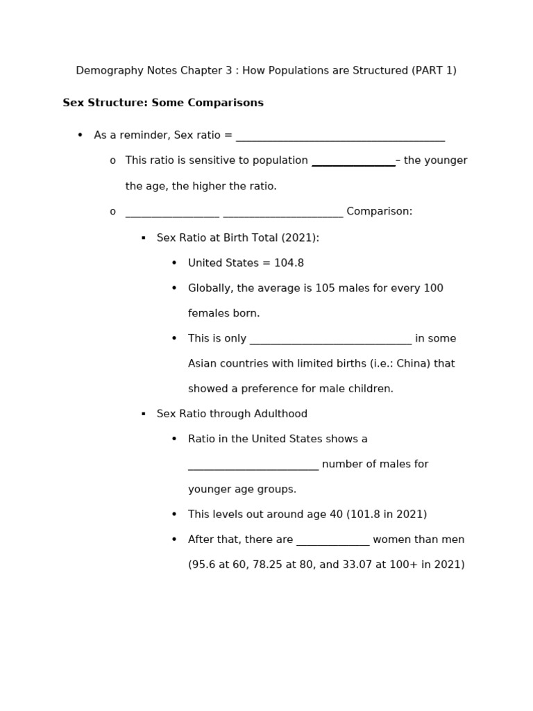 Demography Notes Chapter 3 | PDF | Race And Ethnicity In The United ...