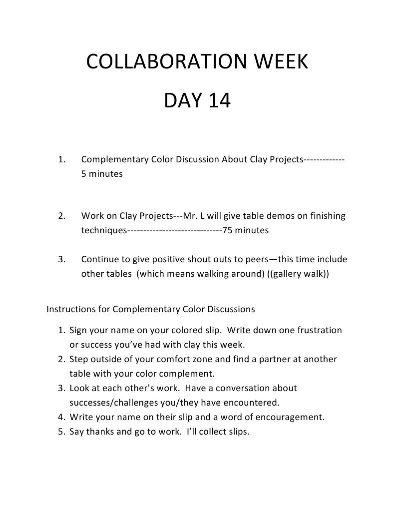 Collaboration Week | PDF