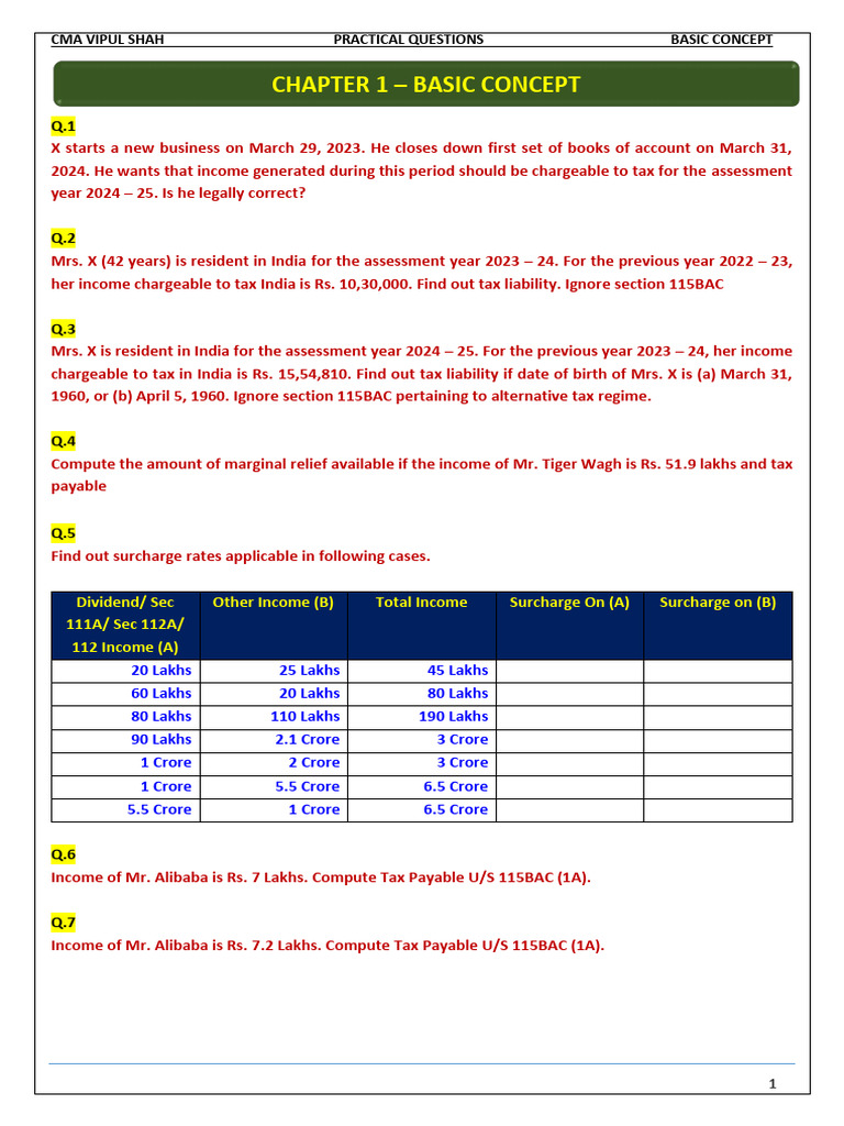 CHAPTER 1 BASIC CONCEPT | PDF