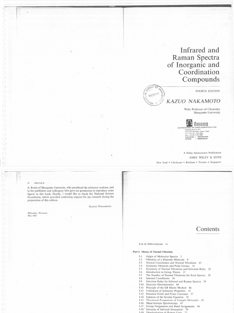 Nakamoto - Infrared and Raman Spectra of Inorganic and Coordination ...