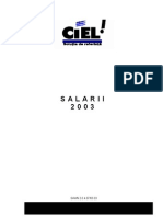 Manual CIEL Salarii - 2003