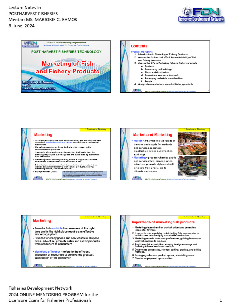 Marketing Strategies for Fish Products | PDF | Marketing | Market ...