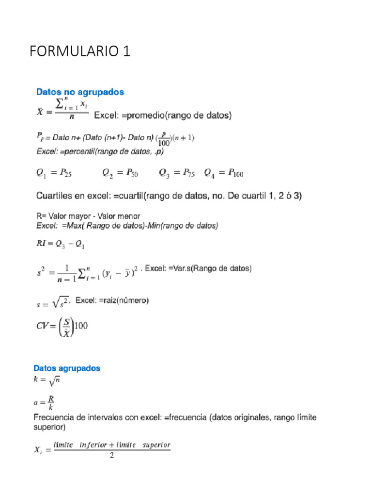 Formulario 1 | PDF