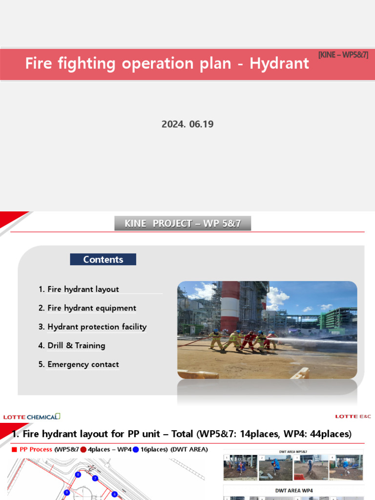 Fire Fighting Operation Plan WP 5&7 .REVISI | PDF | Emergency ...