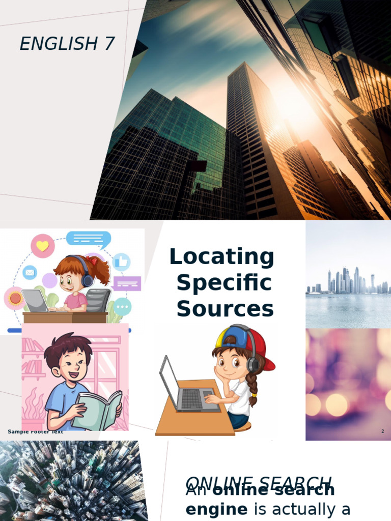 ENGLISH 7 Locating Specific Sources | PDF | Online Databases ...