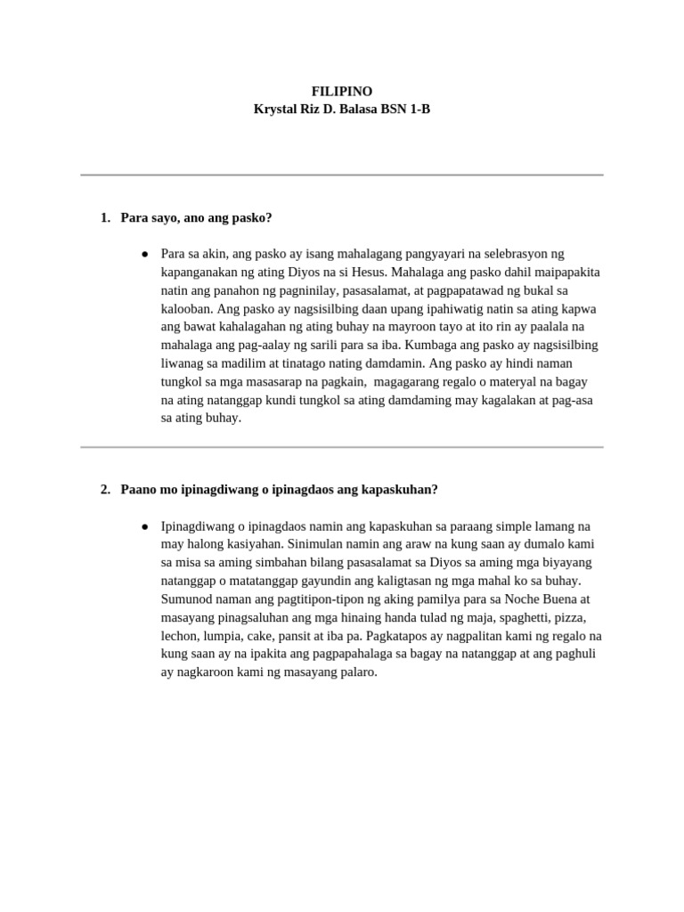 Filipino | PDF