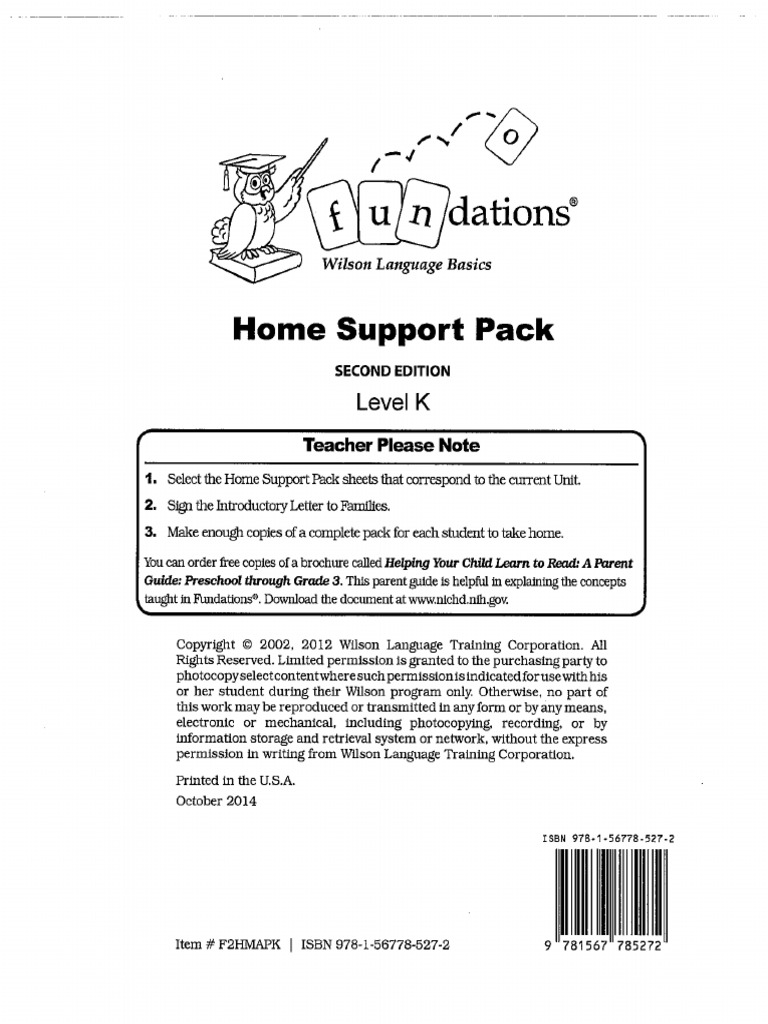 Fundations Level 2 Home Support Package