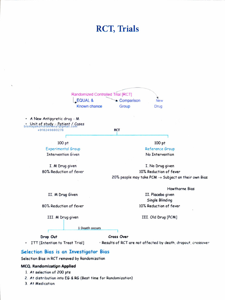 epidemiology 4 (1) | PDF | Randomized Controlled Trial | Clinical Trial