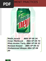 Download marketing management of mountain dew by Arslan Tariq SN81214613 doc pdf