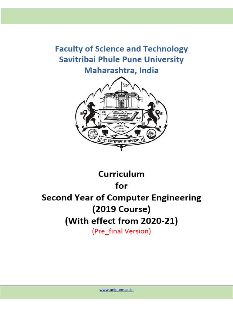SE Computer Engineering Syllabus 2019 | PDF | C++ | Class (Computer ...
