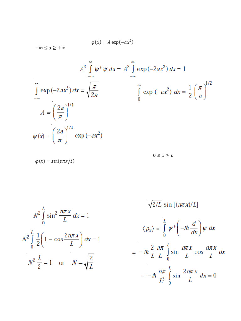 Quantum Mechanics Assignment 1 Solutions | PDF | Wave Function | Waves