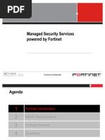 Managed Security Services by Fortinet