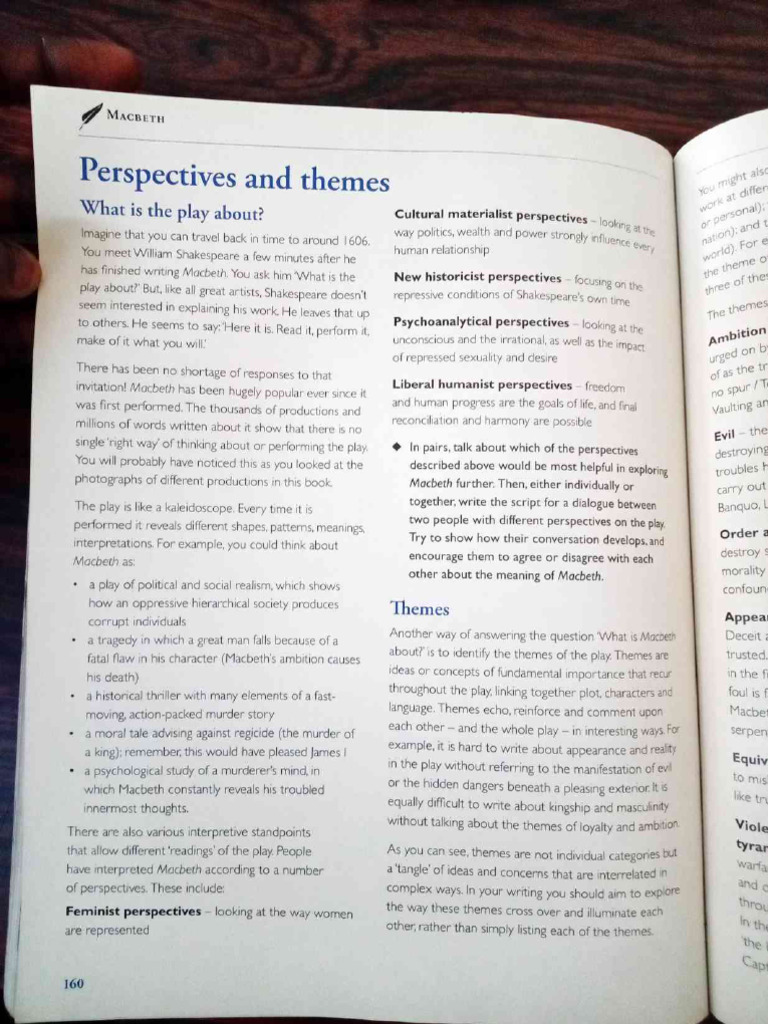 Macbeth - Perspectives and Themes | PDF