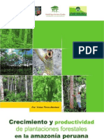 Crecimiento y Productvidad de Plantaciones Forest Ales en La Amazonia Peruana
