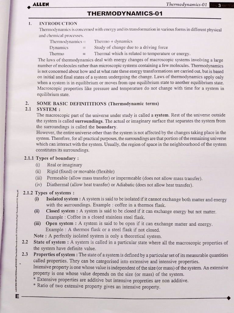 Thermodynamics | PDF