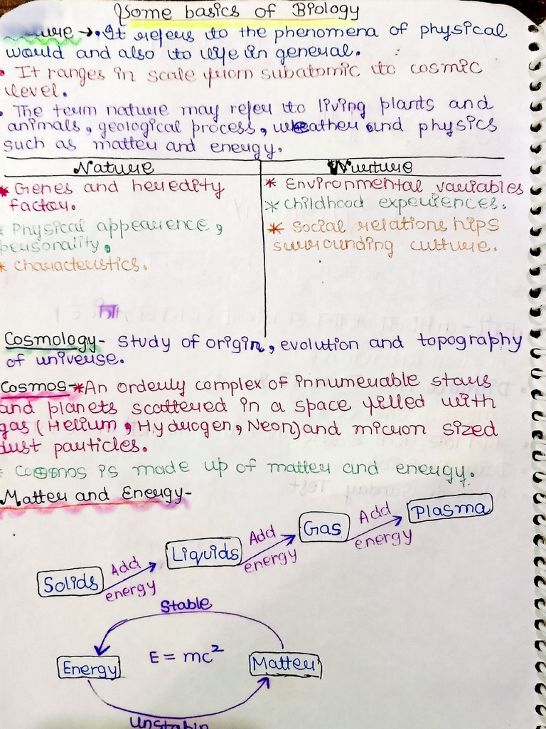 Some Basis Of Concept Of Biology | PDF