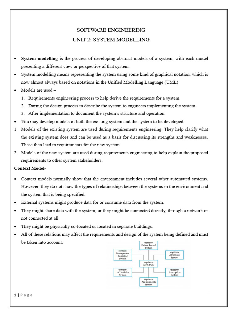 SE UNIT -3 NOTES | PDF | Computing | Systems Architecture