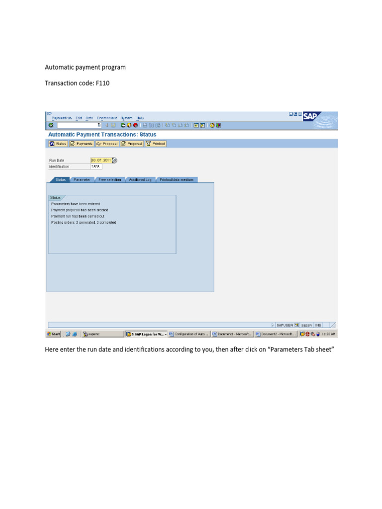Automatic Payment Program User Manual | PDF