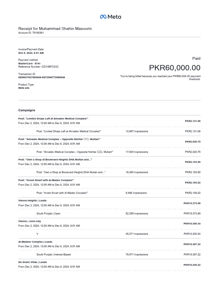 2024 12 06T06 51 - Transaction | PDF | Business Documents | Accounting