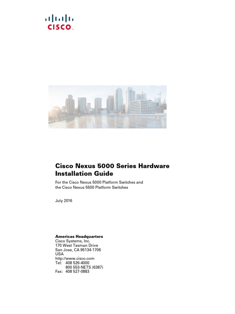 Nexus 5000 Hig | PDF | Network Switch | Computer Engineering