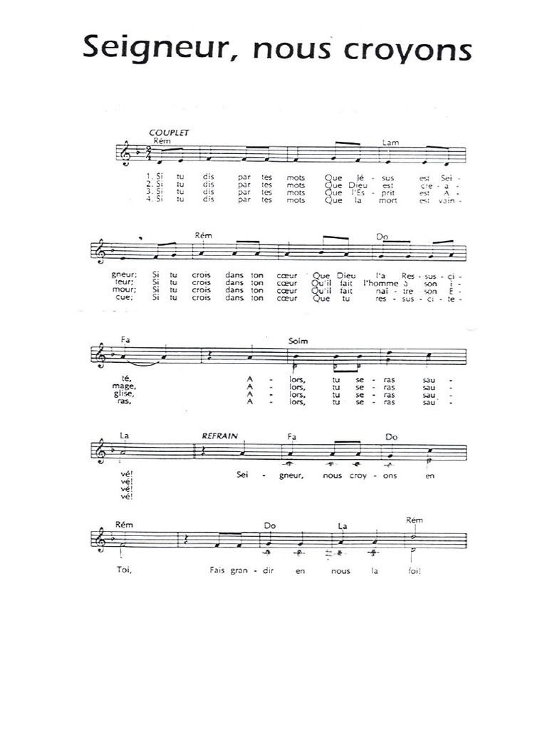 Seigneur Nous Croyons I 270 P 04 Pdf