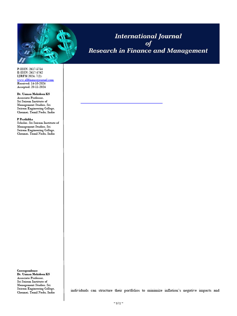 Strategic Asset Allocation in Inflation | PDF | Asset Allocation ...