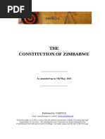 Zambian Constitution Act 1996 | PDF | Government | Legal Documents