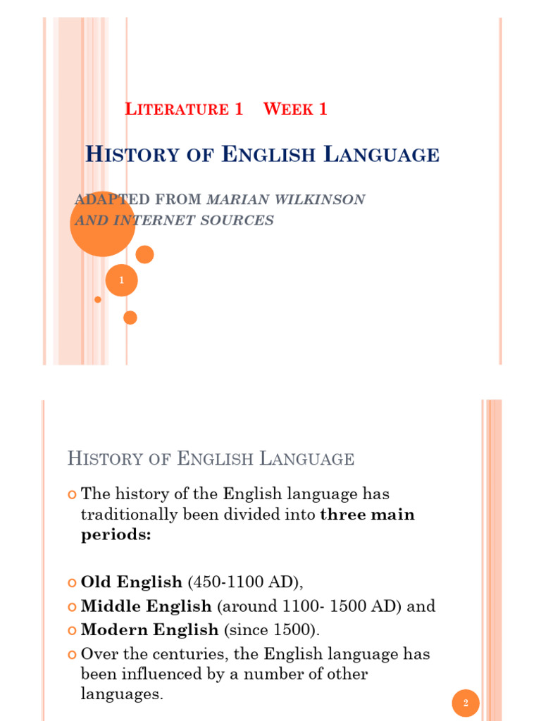 Evolution of the English Language | PDF | Celts | English Language