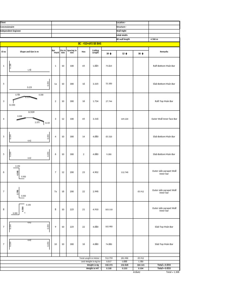 Malegaon Bridge Reinforcement Details | PDF | Volkswagen Group