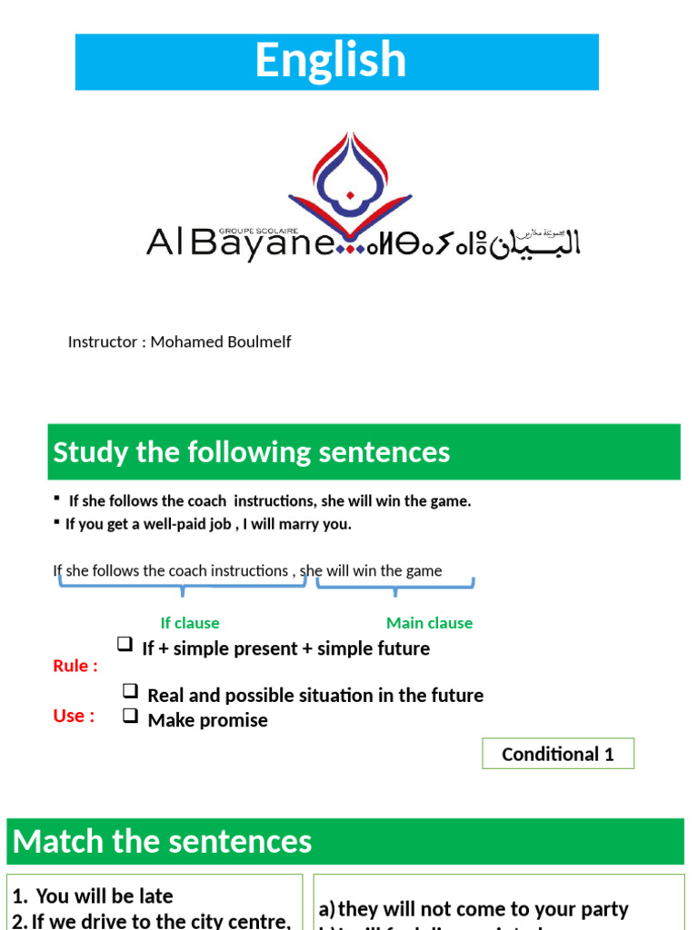 English Conditional Sentences Guide | PDF | Linguistic Morphology ...