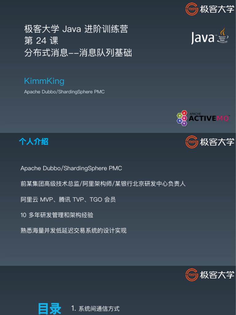 Week12-02 Java进阶训练营 第二十四课 | PDF