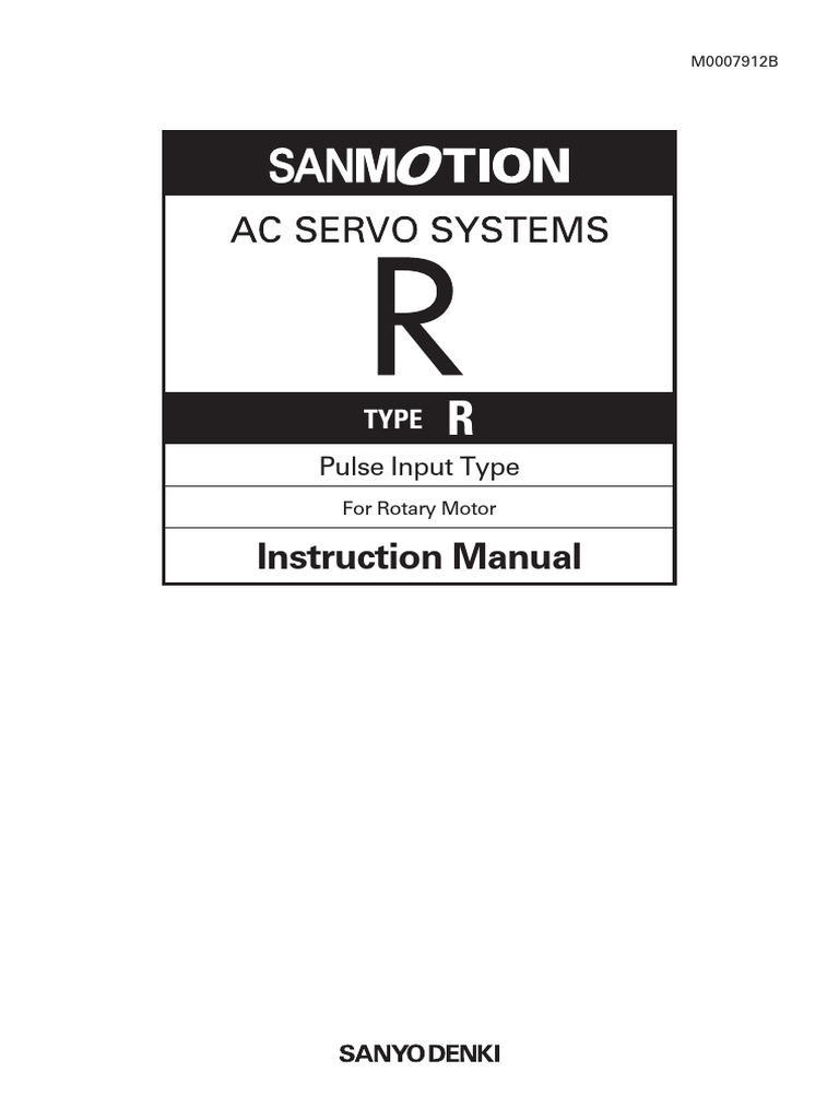 R-Series Servo System Manual | PDF | Electric Motor | Electrical Wiring