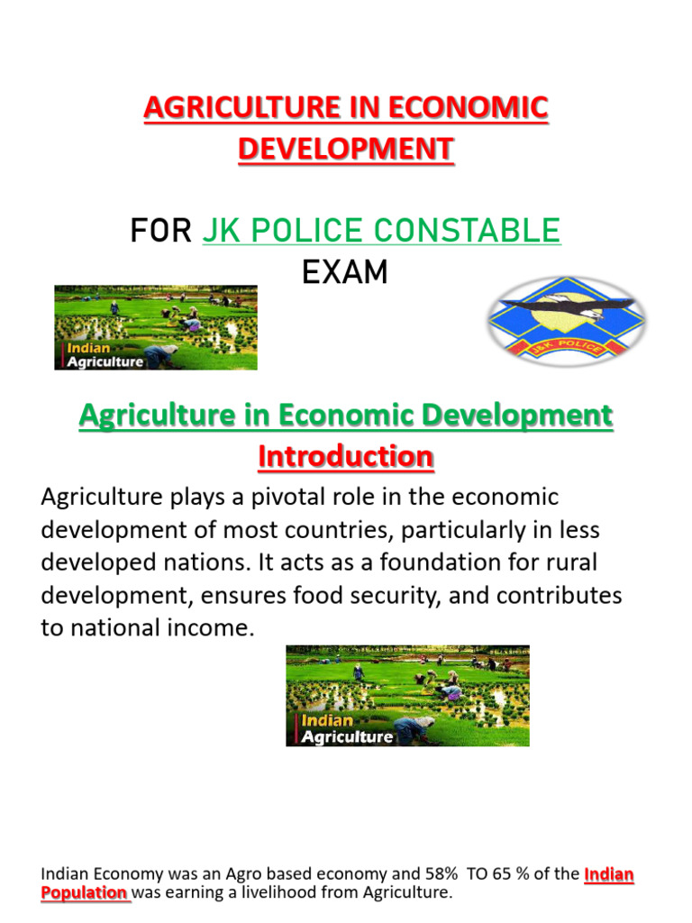 Agriculture's Role in Economic Growth | PDF | Agriculture | Economies