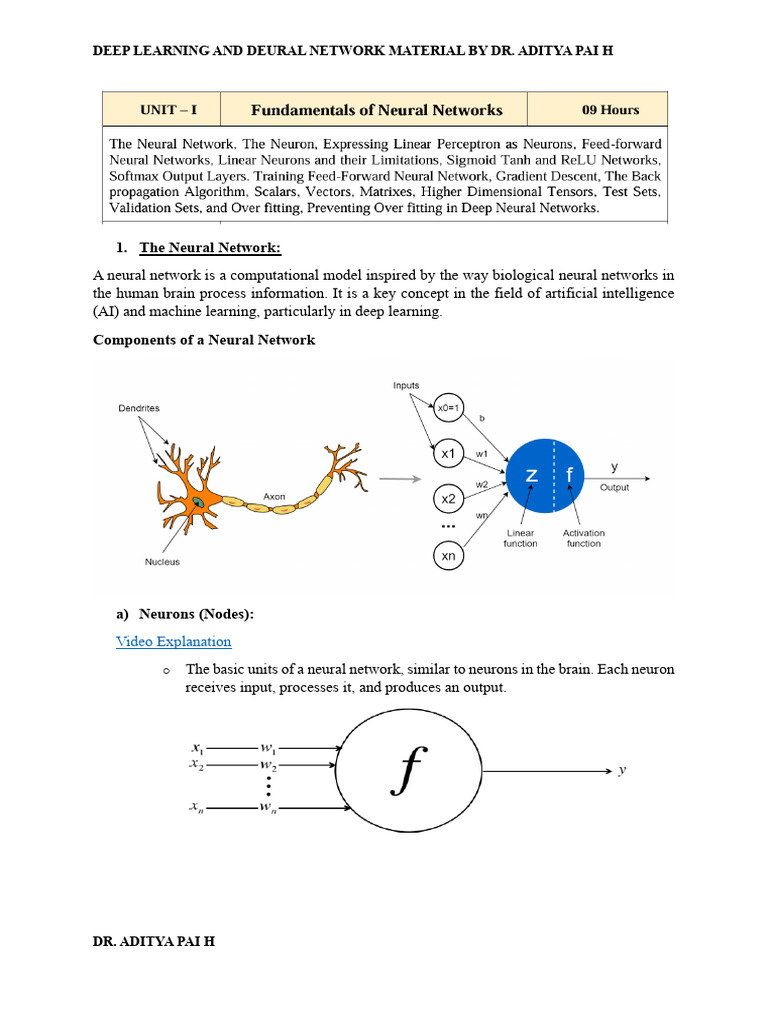 Deep Learning for AI Enthusiasts | PDF | Artificial Neural Network ...
