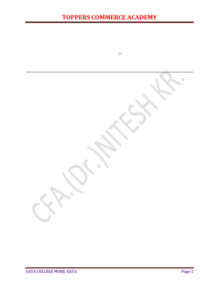 12TH BST CH 2 NOTES IMPORTANT QUESTION VBQ-converted 1 | PDF ...