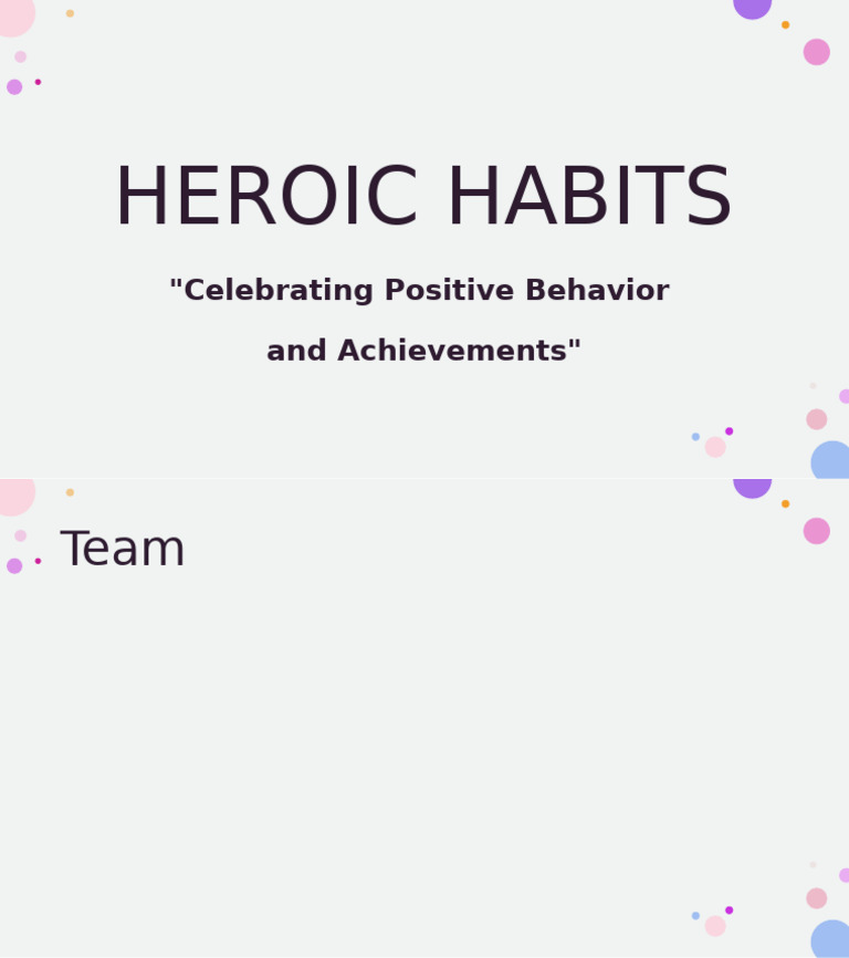 Celebrating Positive Achievements | PDF