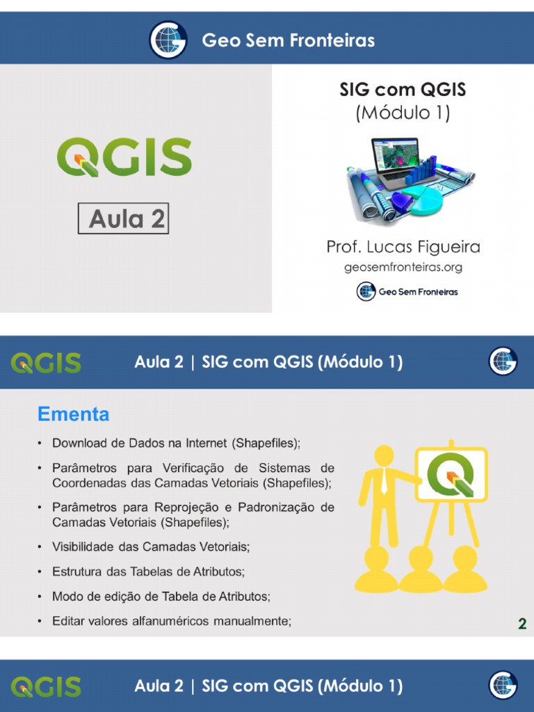 Analista Gis Qgis Mod 1 Aula 2 Pdf