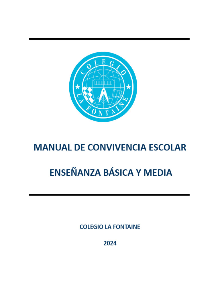 Manual de Convivencia Escolar 2024 | PDF | Evaluación | Dignidad