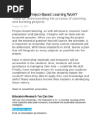 Essential Elements of Gold Standard PBL | PDF | Learning | Knowledge