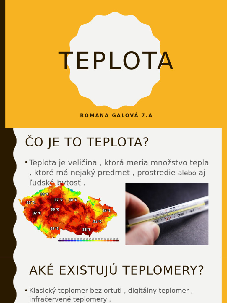 Teplota | PDF